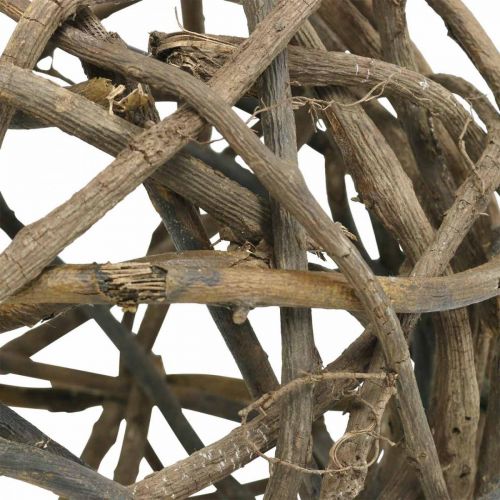 Floristik24 Deco Ball Vine Wood Natural Dark Ø25cm