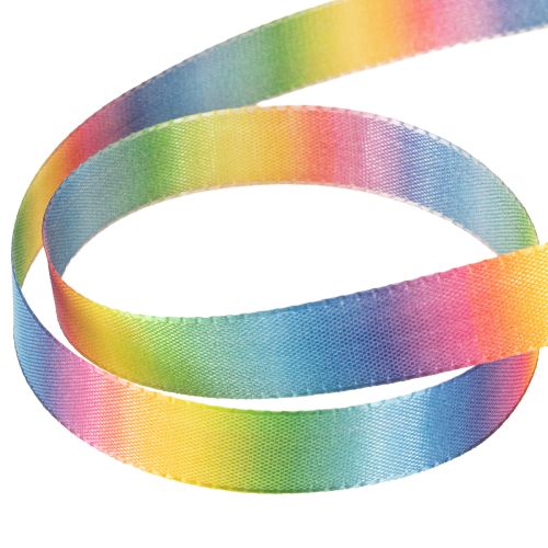 Produkt Wstążka tęczowa wstążka dekoracyjna wstążka prezentowa 15mm 18m