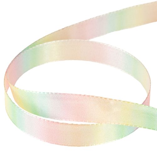Produkt Wstążka tęczowa, pastelowa, dekoracyjna, wstążka prezentowa, 15mm, 18m