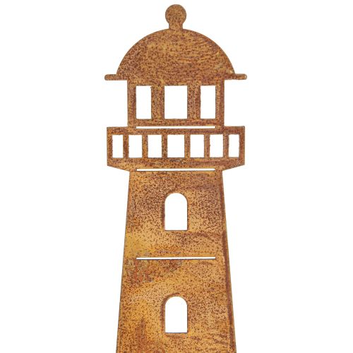 Produkt Deszczomierz Lighthouse Rust Look – dekoracyjny deszczomierz do ogrodu i na ogrodzenie 41 cm Rust