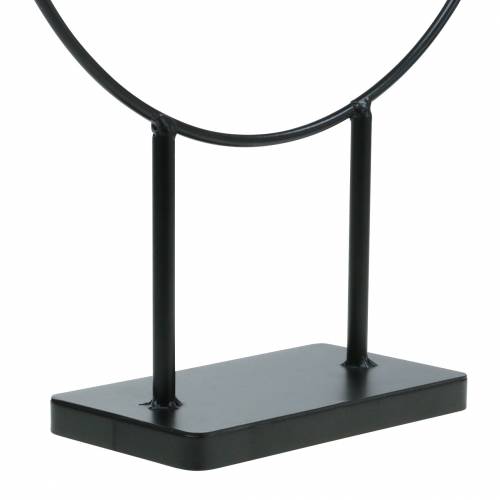 Produkt Pierścień Deco z podstawką czarny Ø28cm