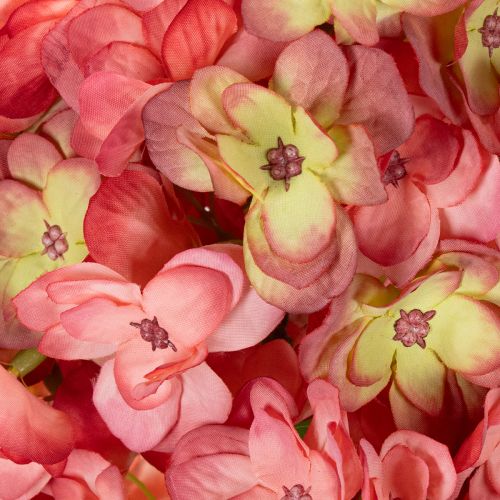 Produkt Sztuczny kwiat hortensji o eleganckim wyglądzie, stanowiący atrakcyjną ozdobę pomieszczenia, 62 cm