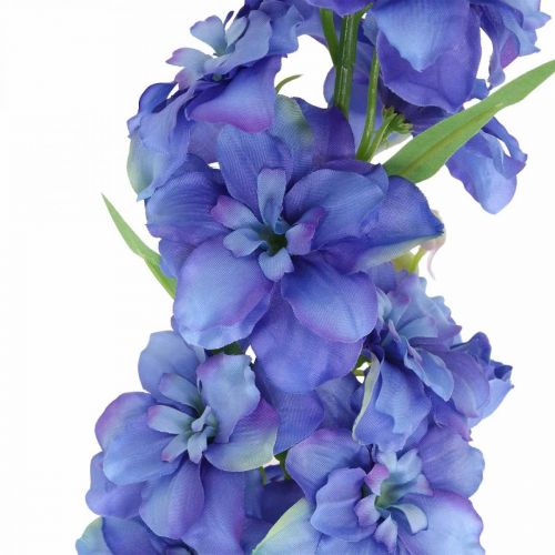 Floristik24 Sztuczny delphinium niebieski, fioletowy sztuczny kwiat delphinium 98cm