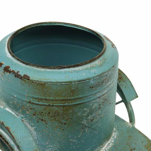 Floristik24 Flowerpot Scooter Metal Rust Blue 33cm