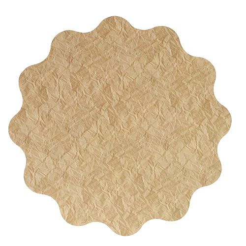 Floristik24 Rondela papierowa wzór na rękaw Ø40cm 50szt