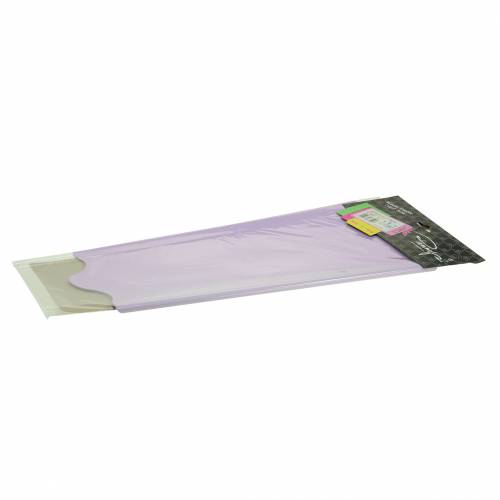 Floristik24 Rondella Cuff fioletowy prążkowany Ø60cm 50szt.