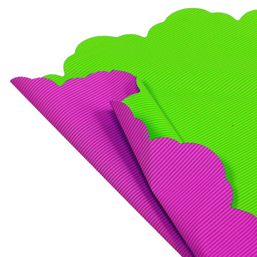 Floristik24 Rondela Ø48cm bicolor różowo-zielony 50szt.