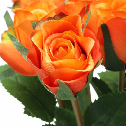 Róża pomarańczowa 42cm 12szt
