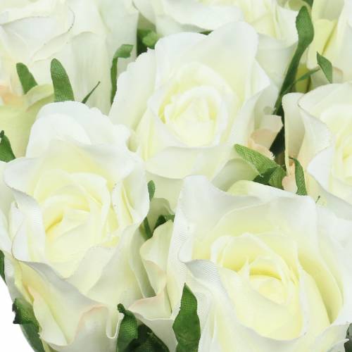Floristik24 Róża biała 42cm 12szt