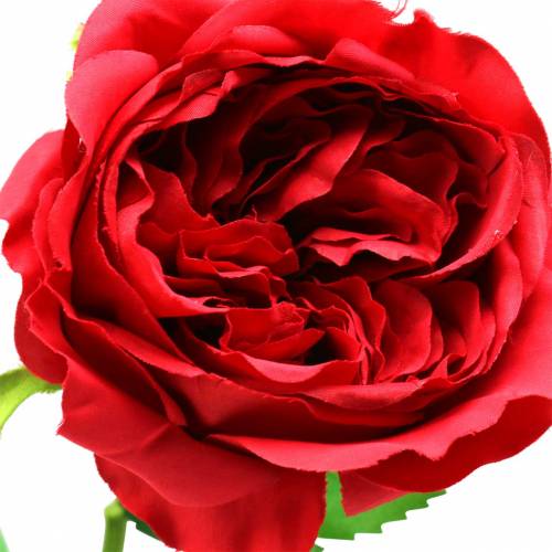 Róża Sztuczny Kwiat Czerwony 72cm