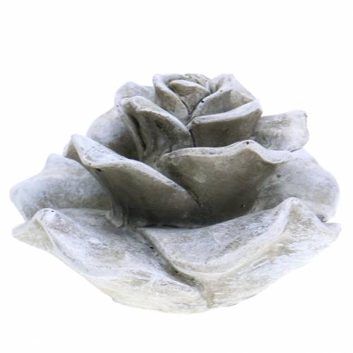 Floristik24 Deco Rose Grey Ø9,3cm