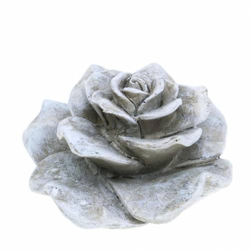 Floristik24 Deco Rose Grey Ø9,3cm