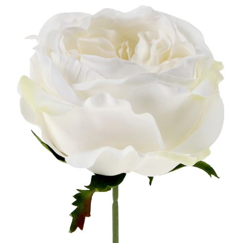 Produkt Kwiat róży biały 17cm 4 szt
