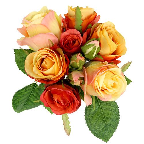 Produkt Bukiet pomarańczowych róż Ø17cm L25cm