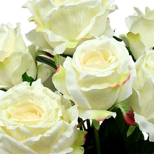 Produkt Bukiet róż biały, kremowy 55cm