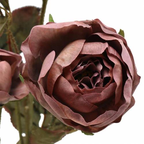 Produkt Róża gałązka sztuczna fioletowa 76cm