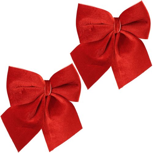 Produkt Kokarda prezentowa z czerwonego aksamitu 20×25cm jasnoczerwona 2 szt.