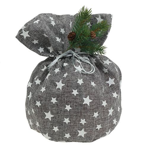 Torba Gwiazd Ø23cm W35cm Szara