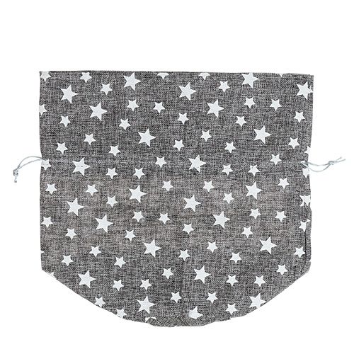 Floristik24 Torba Gwiazd Ø23cm W35cm Szara