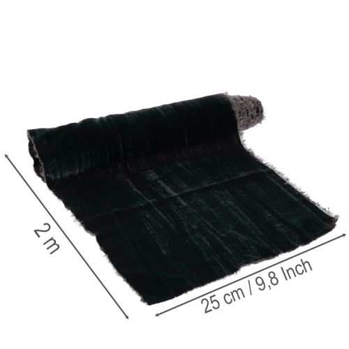 Dekoracyjna aksamitna wstążka jako bieżnik, rolka 25cm x 2m | Floristik24.pl