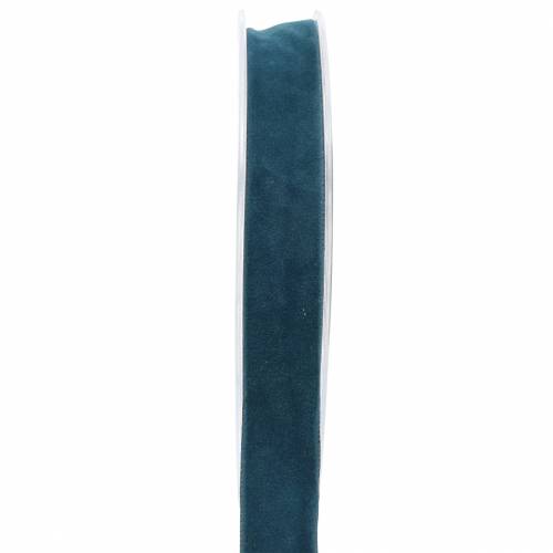 Produkt Wstążka aksamitna niebieska 15mm 7m