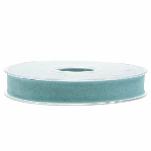 Produkt Wstążka aksamitna jasnoniebieska 15mm 7m