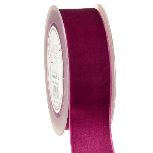 Wstążka ozdobna aksamitna wstążka prezentowa aksamitna Erika 40mm 8m