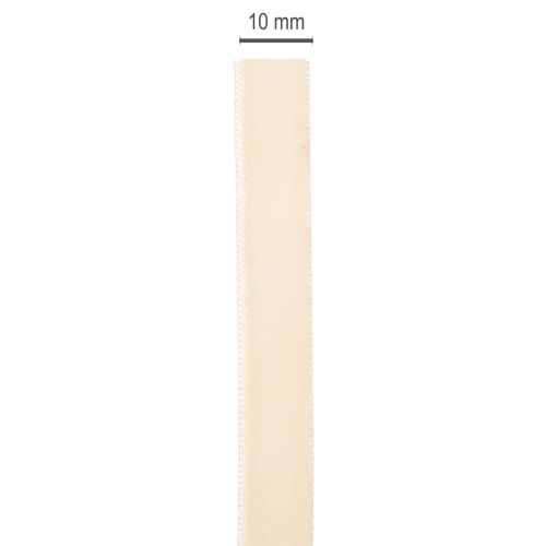 Wstążka aksamitna na rolce do rękodzieła i pakowania, 10 mm x 20 m | Floristik24.pl