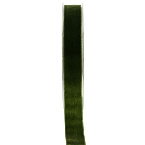 Produkt Wstążka aksamitna ciemnozielona 20mm 10m