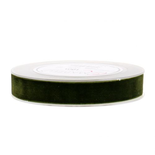 Produkt Wstążka aksamitna ciemnozielona 20mm 10m