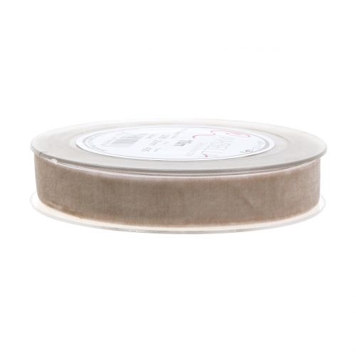Produkt Wstążka aksamitna szara 20mm 10m