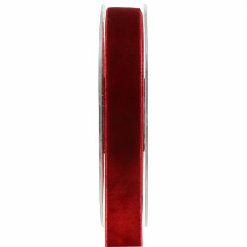 Produkt Wstążka aksamitna ciemnoczerwona 20mm 10m