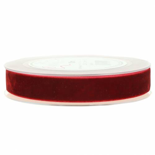Produkt Wstążka aksamitna ciemnoczerwona 20mm 10m