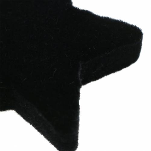 Produkt Ozdoba rozproszona gwiazdki aksamitna czarna 4/5cm 40 szt