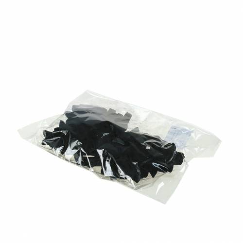 Produkt Ozdoba rozproszona gwiazdki aksamitna czarna 4/5cm 40 szt