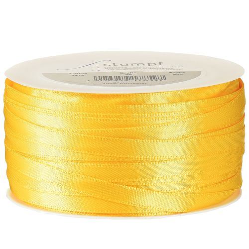 Produkt Wstążka satynowa wstążka prezentowa żółta wąska wstążka dekoracyjna 6mm 50m