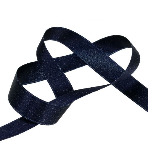 Produkt Wstążka satynowa z błękitem mikowym 25mm 20m