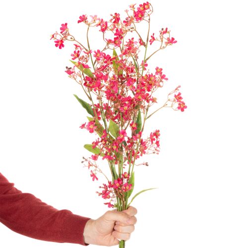 Sztuczna gałązka kwitnąca storczyk Oncidium dekoracja 112cm 3szt | Floristik24.pl