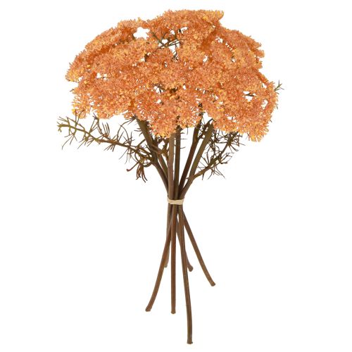 Kwiaty sztuczne krwawnik pospolity Achillea pomarańczowa sztuczna 30cm 6 szt.