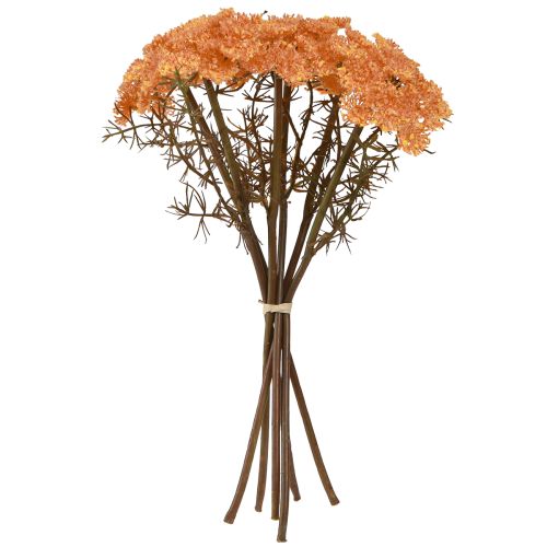 Produkt Kwiaty sztuczne krwawnik pospolity Achillea pomarańczowa sztuczna 30cm 6 szt.