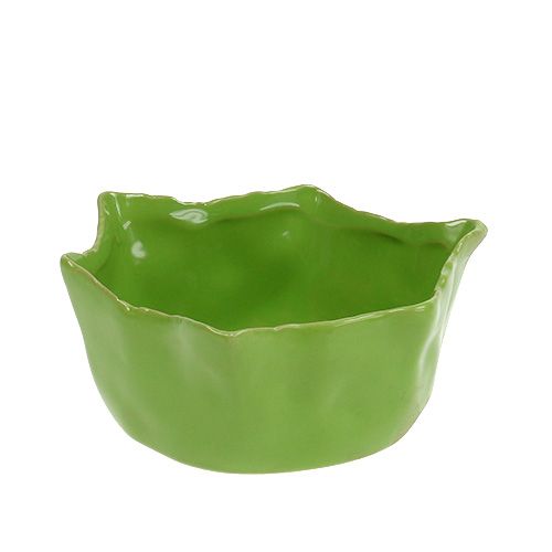 Miska ceramiczna w kolorze zielonym Ø13cm H6cm