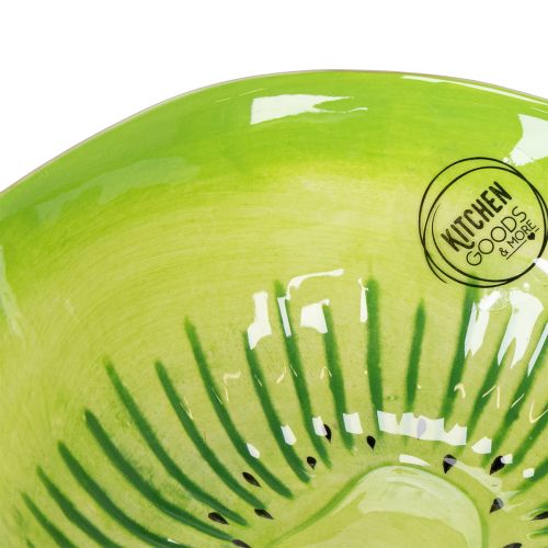 Produkt Ceramiczna miska do serwowania, wzór kiwi. Idealna na stylowe stoły jadalniane i bufety. 15 cm