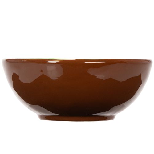 Produkt Ceramiczna miska do serwowania, wzór kiwi. Idealna na stylowe stoły jadalniane i bufety. 15 cm