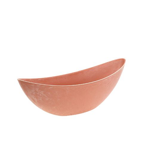 Floristik24 Miska plastikowa jasnopomarańczowa 39cm x 13cm wys. 13cm