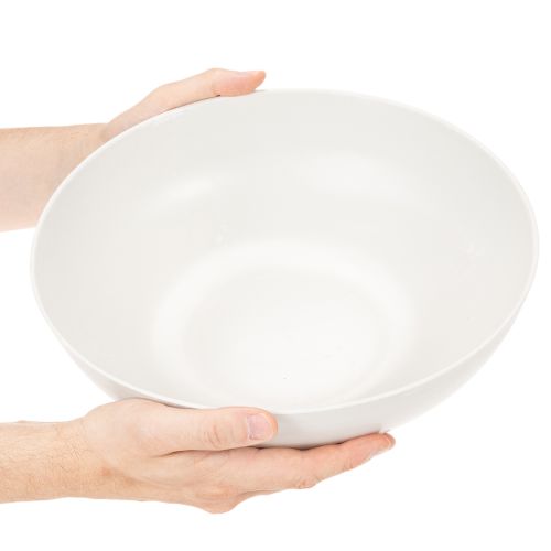 Duża okrągła miska, uniwersalna miska dekoracyjna, 30 cm | Floristik24.pl