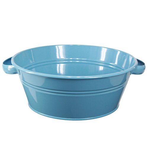 Produkt Miska z okrągłym uchwytem miska ozdobna miska kwiatowa niebieska Ø33,5cm
