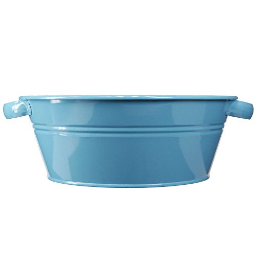Produkt Miska z okrągłym uchwytem miska ozdobna miska kwiatowa niebieska Ø33,5cm