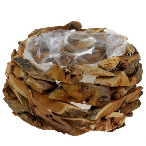 Floristik24 Misy kawałki drewna natura Ø32cm H16cm