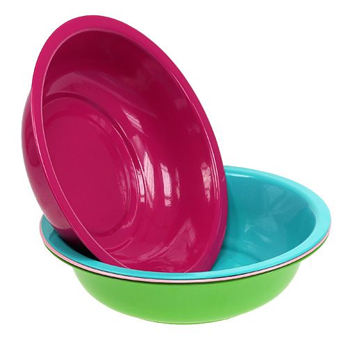 Floristik24 Ozdobna miska kolorowa sort. Ø29 cm 4 szt.