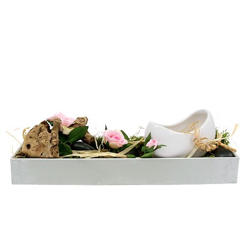 Produkt Miska kwadratowa szara 20cm x 10,5cm wys. 5cm